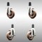 Service Caster 4 Inch 316SS High Temp Glass Filled Nylon 1-1/2 Inch Stem Caster Brake SCC, 2PK SCC-SS316EX20S414-GFNSHT-2-TLB-2-112 - alternate 2